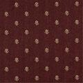 Designer Fabrics 54 in. Wide Burgundy And Beige- Flowers Country Style Upholstery Fabric C622